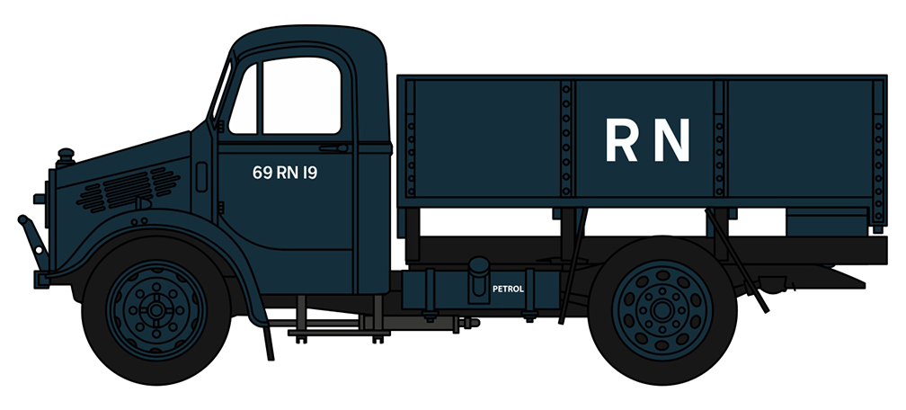 76BD009 BEDFORD OX LORRY TRUCK ROYAL NAVY 176 SCALE