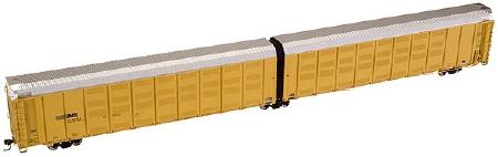 Atlas 6330 HO Scale Articulated Auto Carrier UnDecorated - Click Image to Close