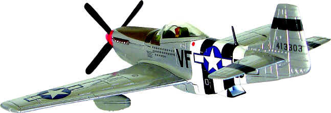AA32228 North American Aviation P-51D Mustang 172 SCALE - Click Image to Close