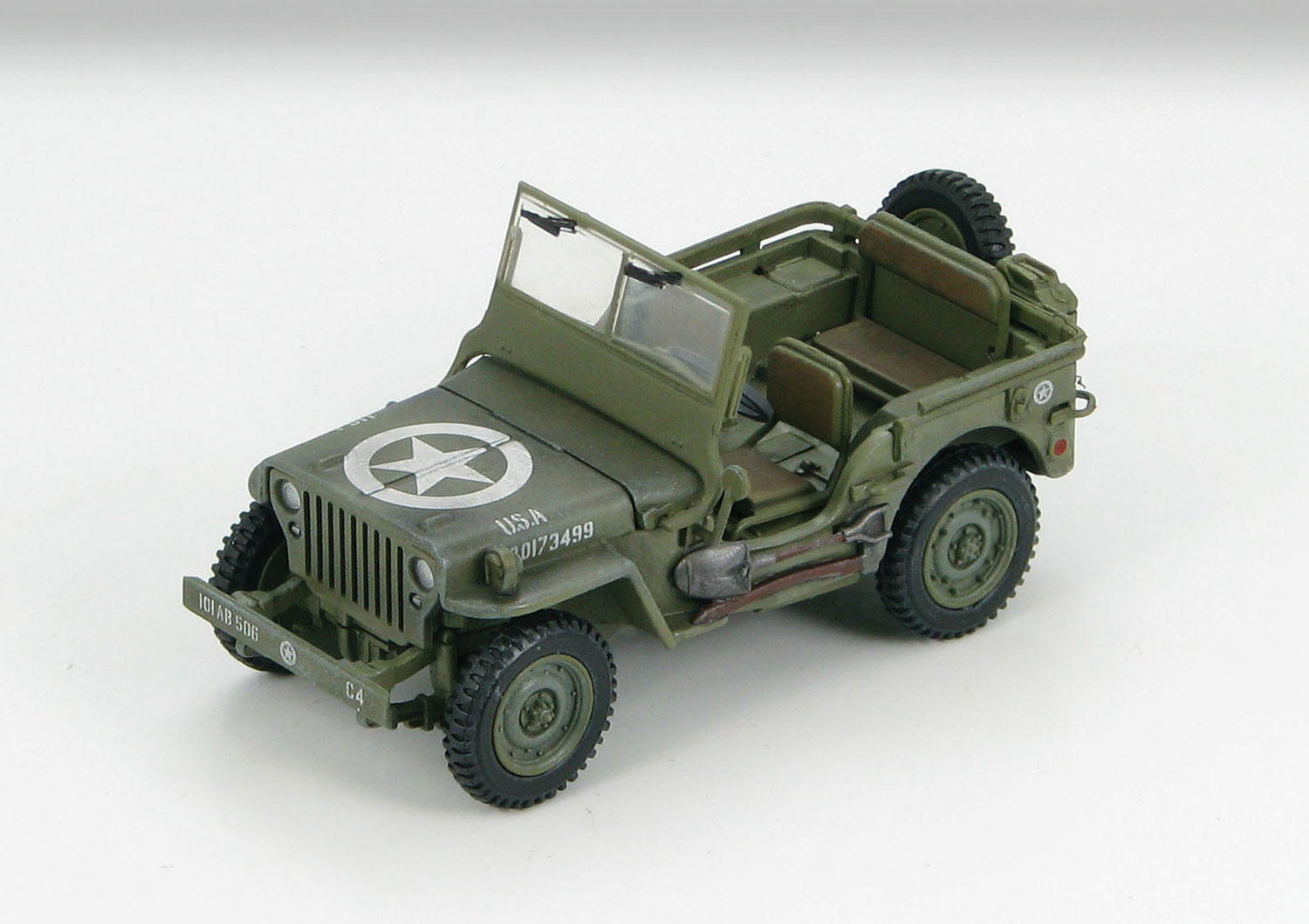 HG1601 Willys MB Jeep 101st Airborne Div 1944 148 Scale