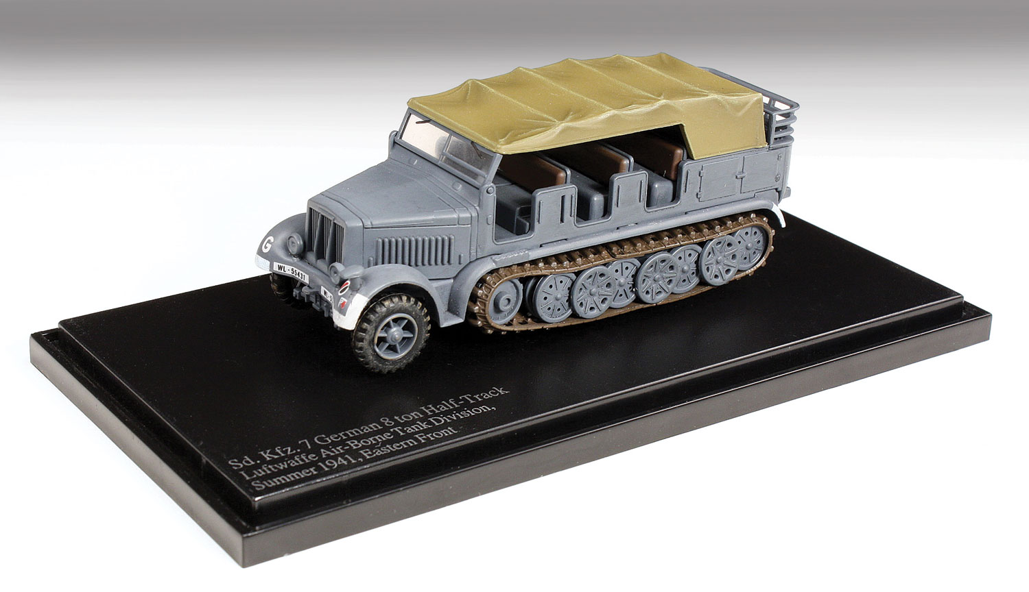 HG5001 Sd.Kfz.7 8Ton Half Track luftwaffe Airborne 172 Scale - Click Image to Close