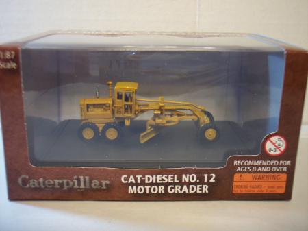 NOR55173 Cat Diesel No.12 Motor Grader 187 Scale - Click Image to Close