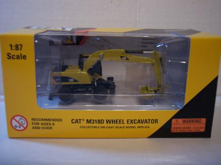 Nor Cat M318D Wheel Excavator 187 Scale