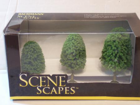 Bachman Trees 3"-4" Trees Deciduous HO Scale