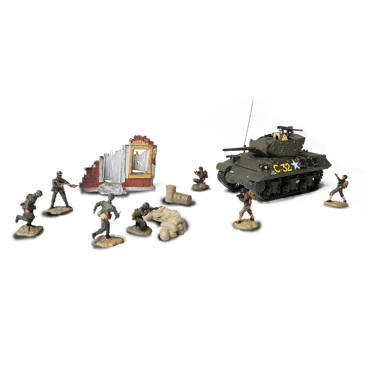 85078 US M10 TANK DESTROYER & SOLDIER SET 172 SCALE