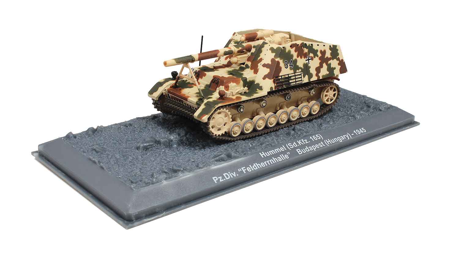 95891 Hummel Sd.Kfz. 165 Pz.Div Feldherrnhalle Hungary 172 95891 Hummel Sd.Kfz. 165 Pz.Div Feldherrnhalle Hungary 172