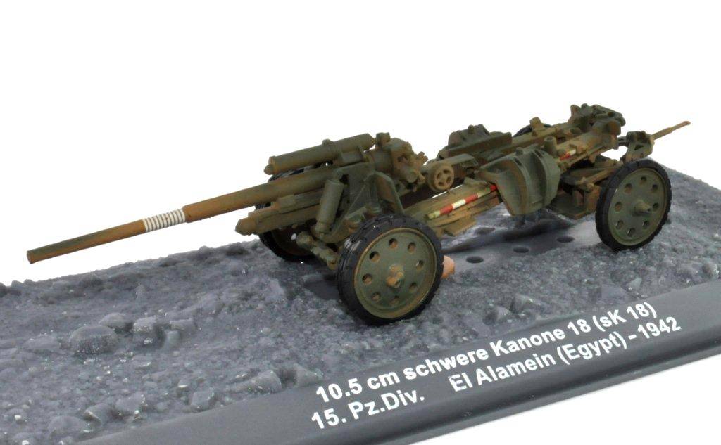 001 Altaya S.K 18 10.5 cm KANONE 15,PZ ,DIV. EL ALAMEIN (EGYPT) 001 Altaya S.K 18 10.5 cm KANONE 15,PZ ,DIV. EL ALAMEIN (EGYPT)