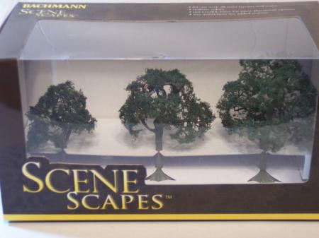 Bachman Trees 2.5"-3.5" Walnut HO Scale